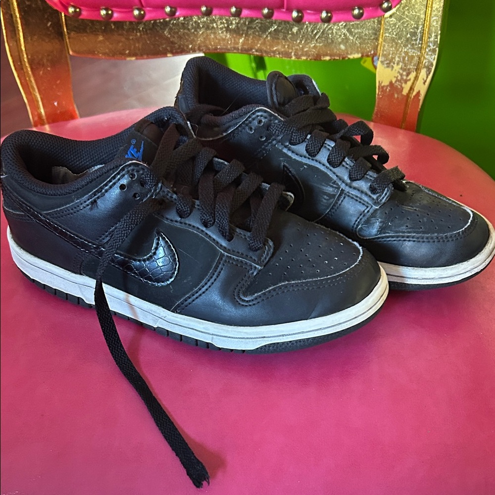 Jordan Kids Black and White Sneakers